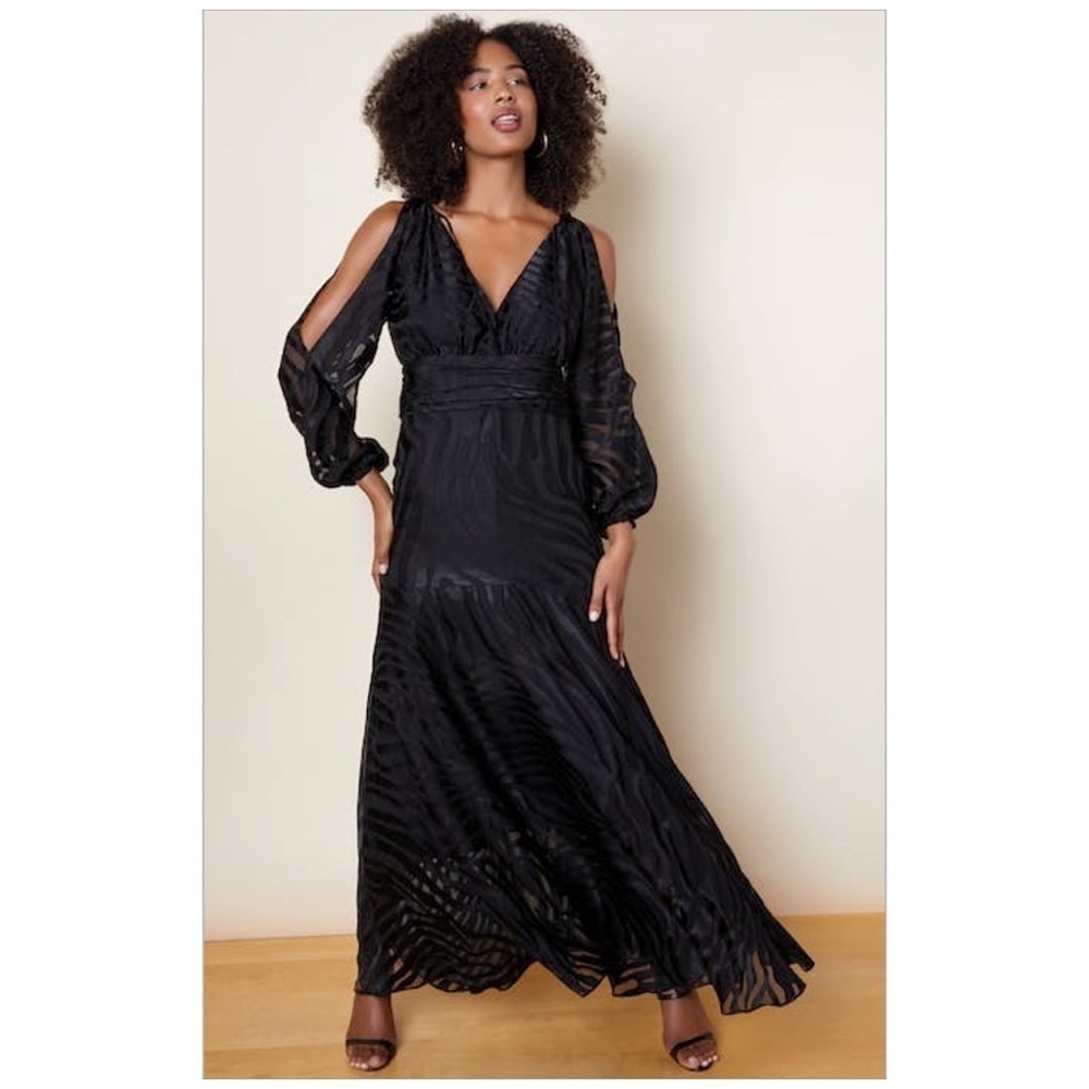 Nwt Anthropologie Hutch Black Jac Maxi Dress